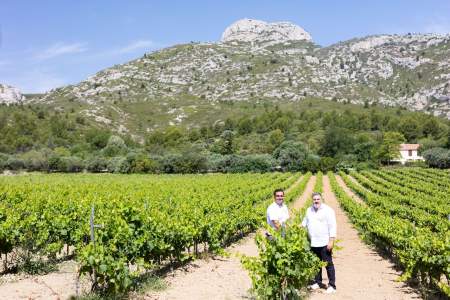 Chef Mathias Dandine in Provence