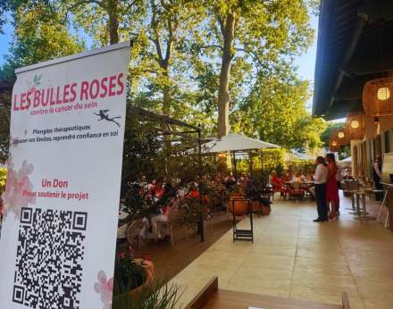 Soirée caritative Bulles Roses La Bastide Bourrelly