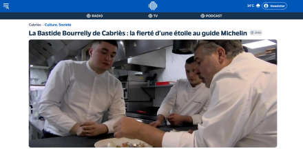 Bastide bourrelly décroche une étoile