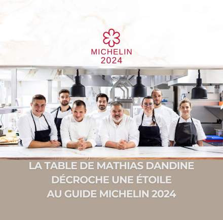 La Bastide Bourrelly décroche 1 étoile Michelin Découvrez le Restaurant Gastronomique étoilé Michelin près d'Aix-en-Provence Chef Mathias Dandine 